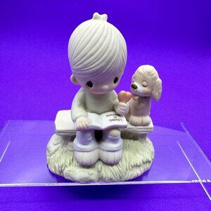 Precious Moments Loving Is Sharing Figurine 1979 Jonathan & David Vintage Gift